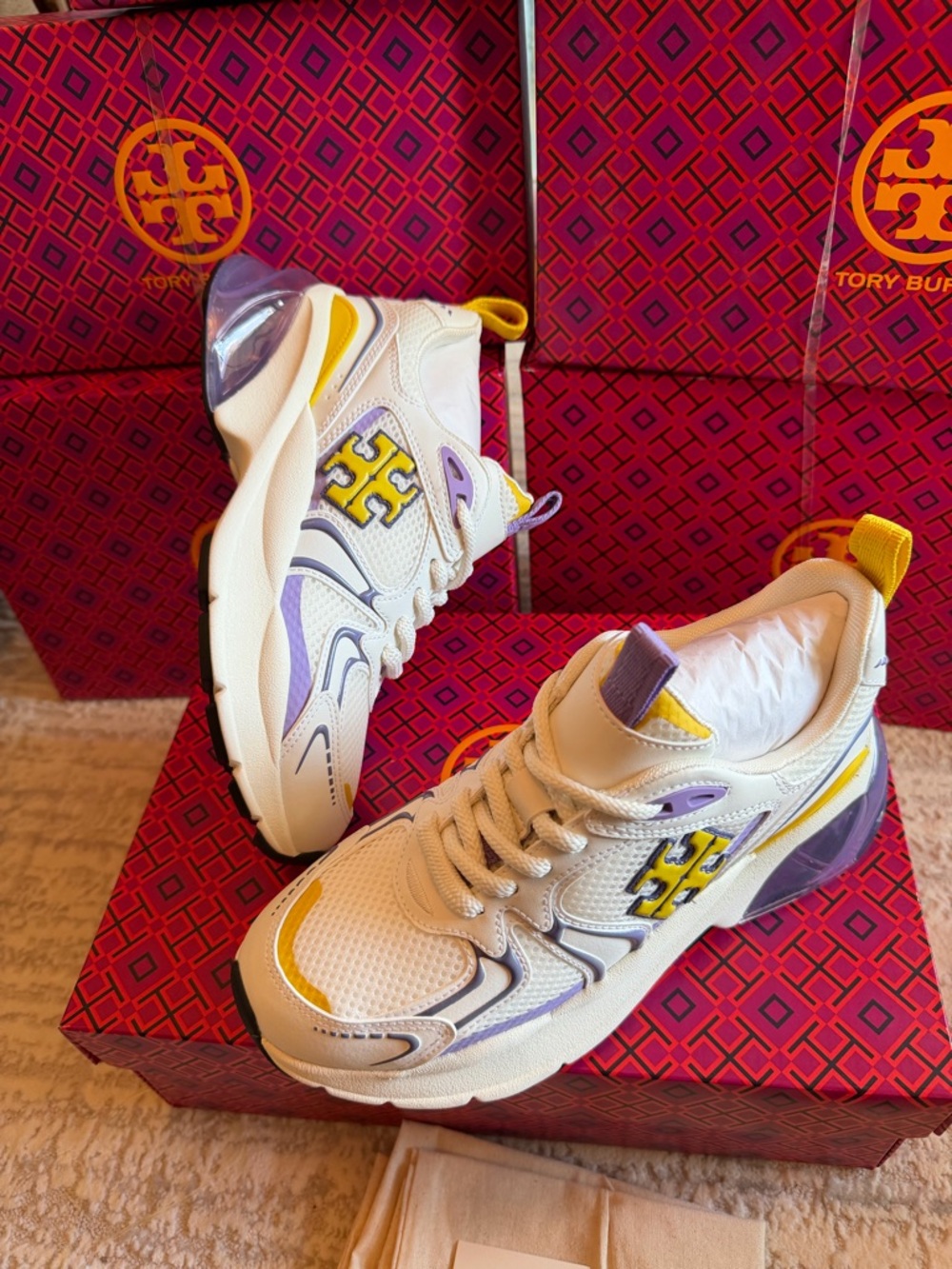 Tory Burch Good Luck Tech Trainer Sneakers